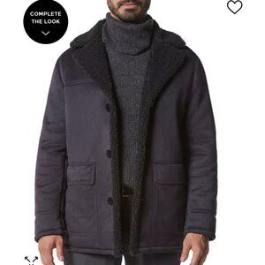 Jarvis jacket by Marc New York faux fur shearling suede coat